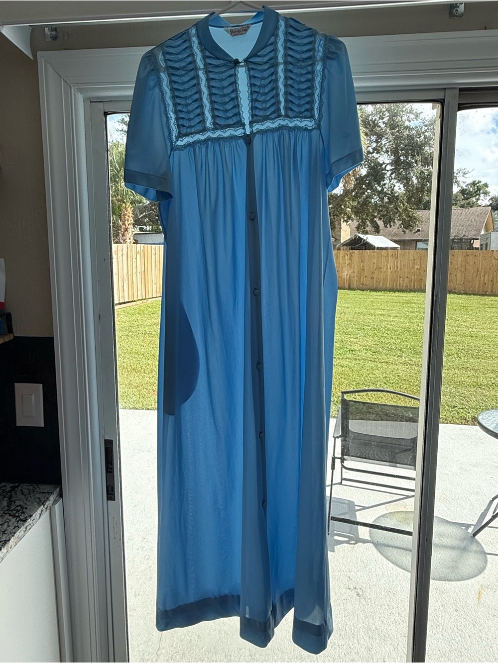 Vintage Vanity Fair Lace Nightgown Medium